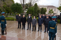 Возложение в Парке Славы по случаю годовщины Мартовского наступления
