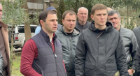 Глава Администрации Сухума Тимур Агрба вместе с заместителями Автандилом Сурманидзе, Константином Тарба, Иналом Авидзба в субботу утром провели инспекцию по улицам и центральным трассам столицы